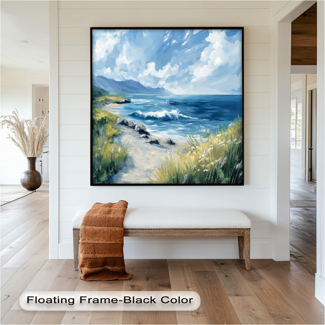 Ocean Breeze – Seaside Landscape Oil Painting