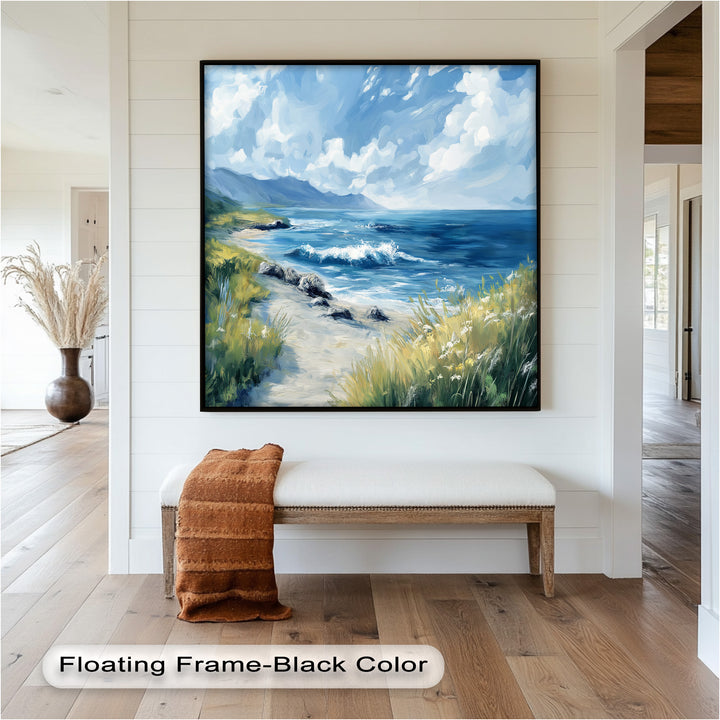 Ocean Breeze – Seaside Landscape Oil Painting
