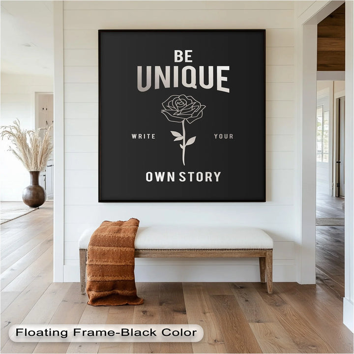 Be Unique – Inspirational Oil Painting - MyPhotoStation