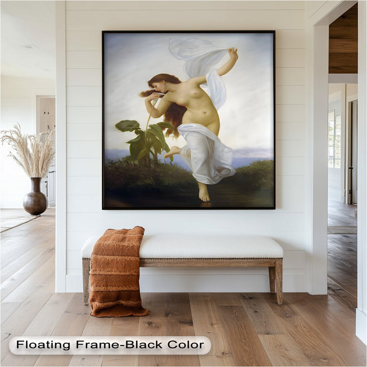 Whispers of the Wind – Classical Nude Goddess Renaissance Oil Painting