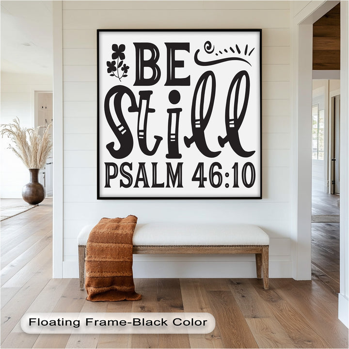 Sei still – Psalm 46:10 Bibel Bibel Ölgemälde