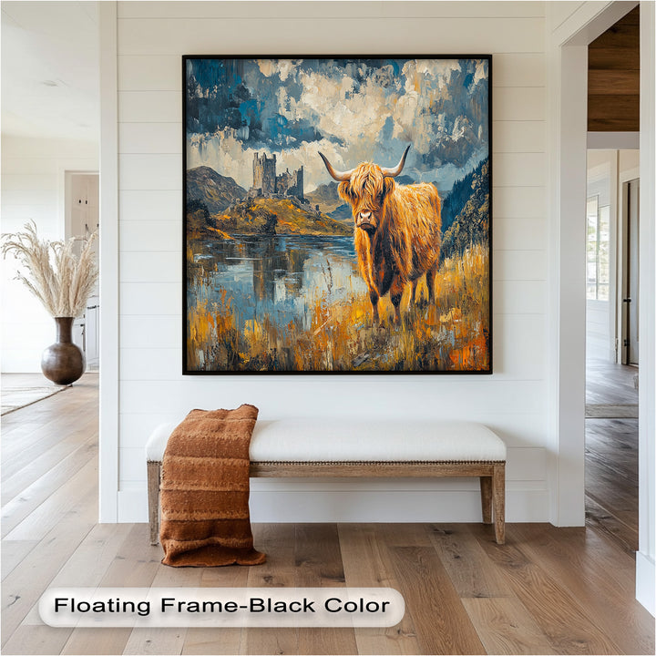 Highland Majesty – Rustic Oil Painting