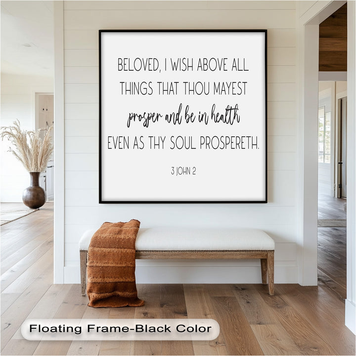 3 John 2 Wall Art – Christian Bible Oil Paintings