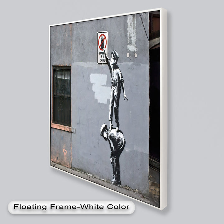 Climb for Expression – Banksy Oil Painting