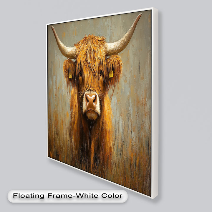 Highland Cow – Animal Oil Painting