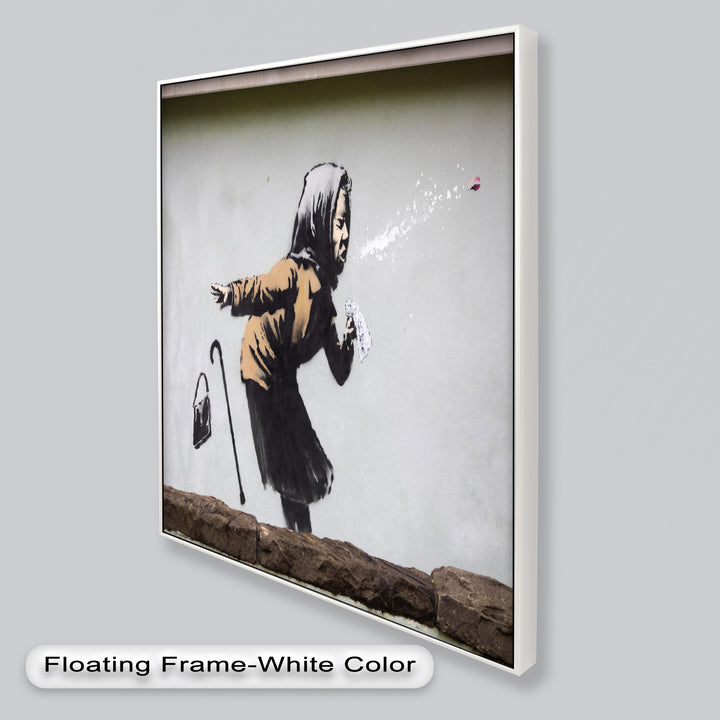 The Power of a Sneeze – Banksy Oil Painting