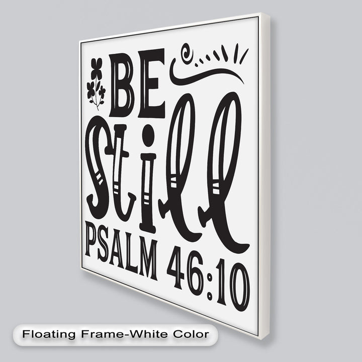 Sei still – Psalm 46:10 Bibel Bibel Ölgemälde