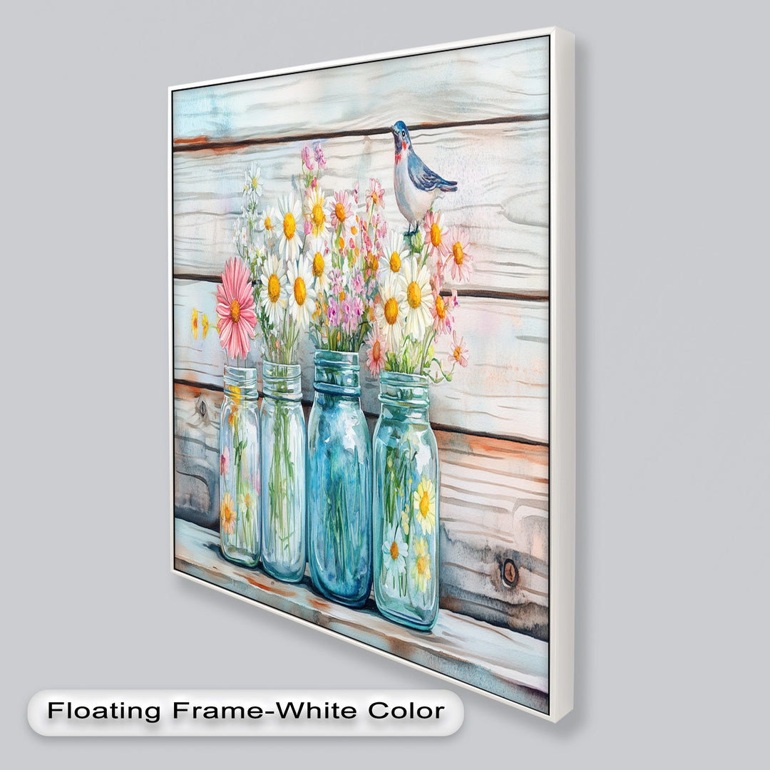 Flower Jars – Modern Oil Painting