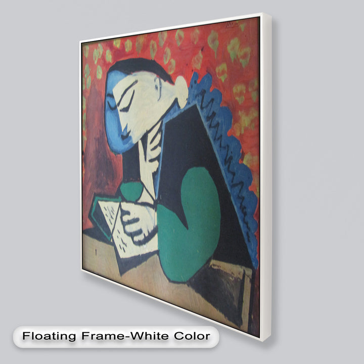 The Reader – Cubist Portrait of Quiet Focus Picasso Oil Painting