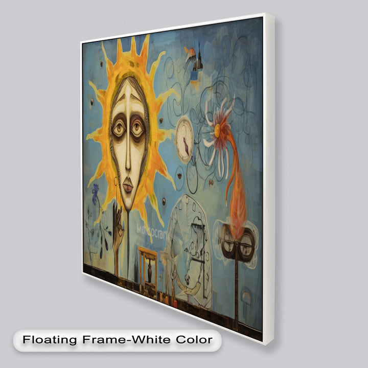 Solar Reverie – Surreal Dreamscape Picasso Oil Painting