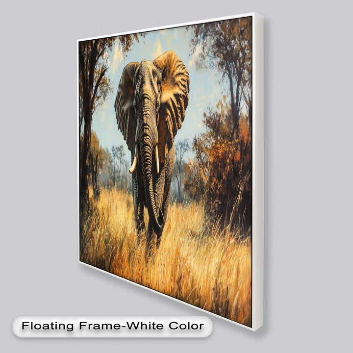 Guardian of the Wild – Elephant Oil Painting