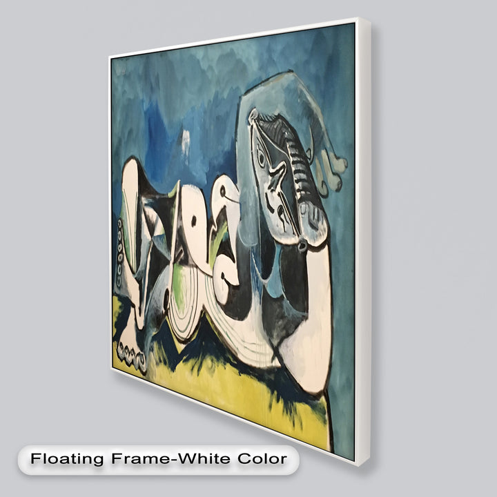 Reclining Abstraction – Picasso Nude Oil Painting