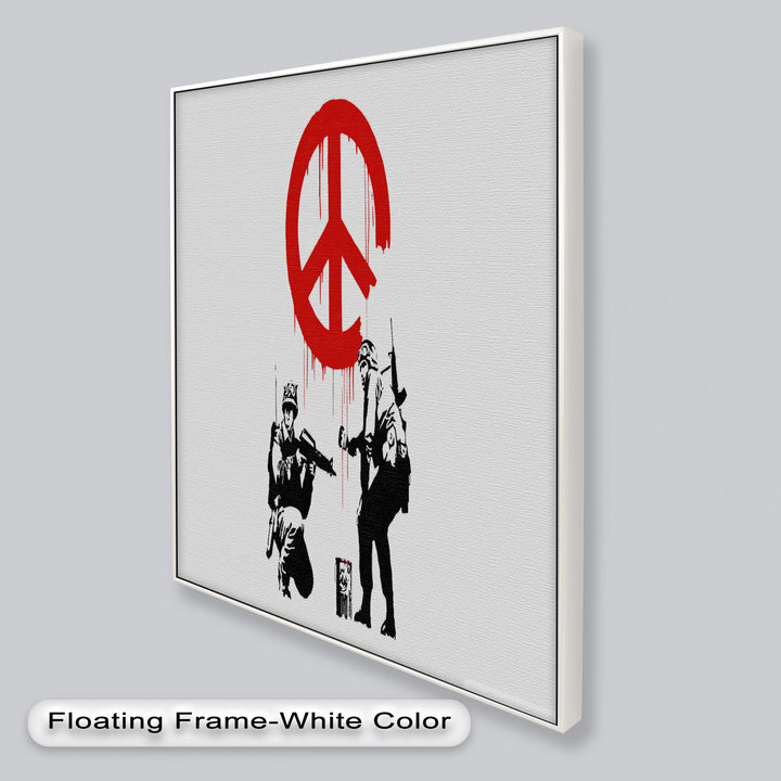 Peace Spray – Banksy Oil Painting