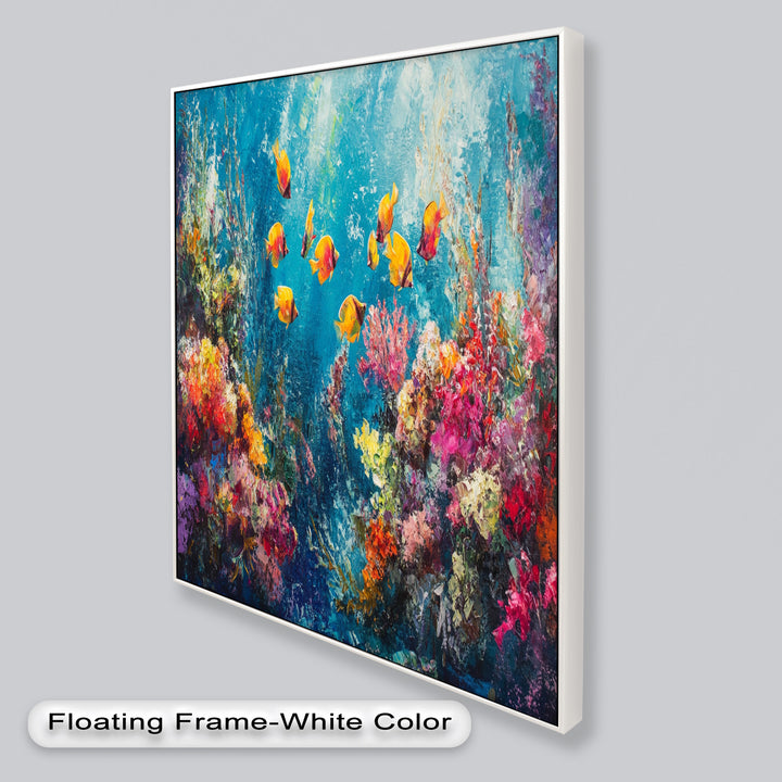 Coral Reef with Tropical Fish – Animal Oil Painting