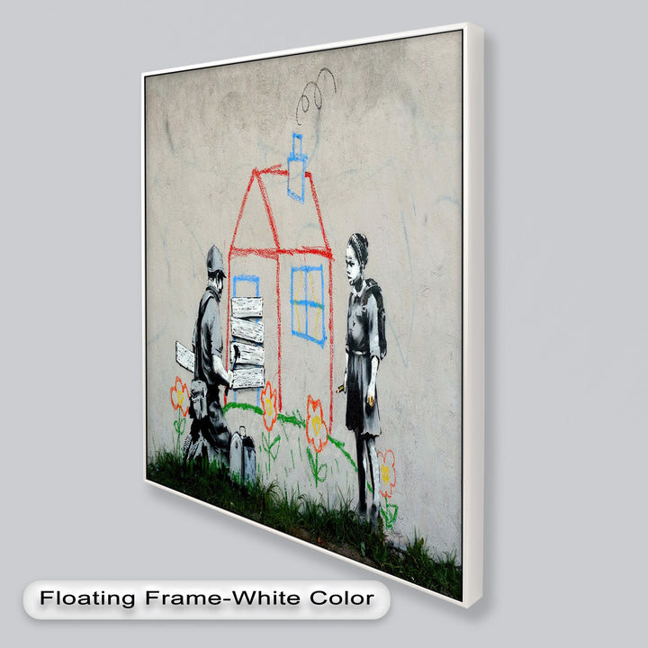 Boarded Dreams – Banksy Oil Painting