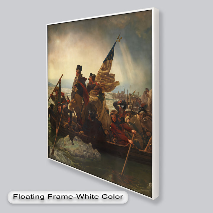 Washington's Crossing – Patriotisches Ölgemälde der Amerikanischen Revolution