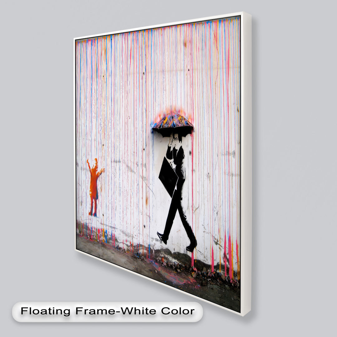 Colorfall Dissonance – Banksy Oil Painting