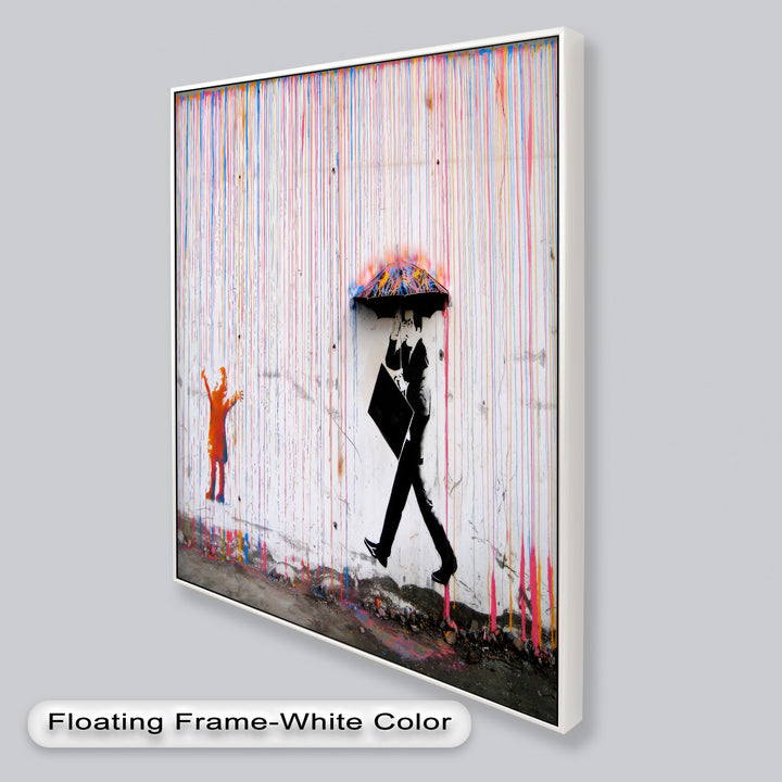 Colorfall Dissonance – Banksy Oil Painting