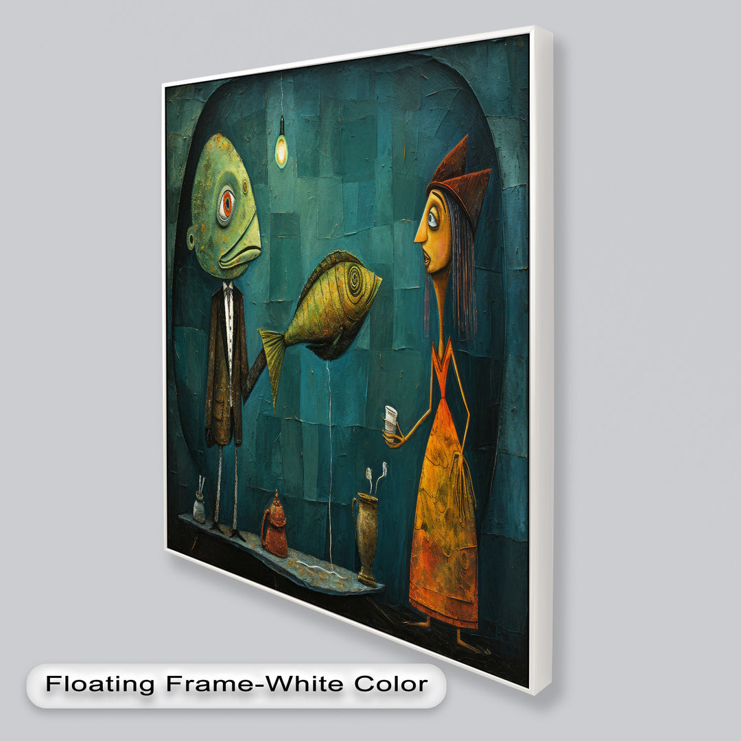 The Offering – Surreal Tea Exchange Picasso Oil Painting