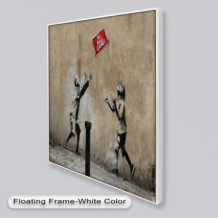 No Ball Games – Banksy Oil Painting