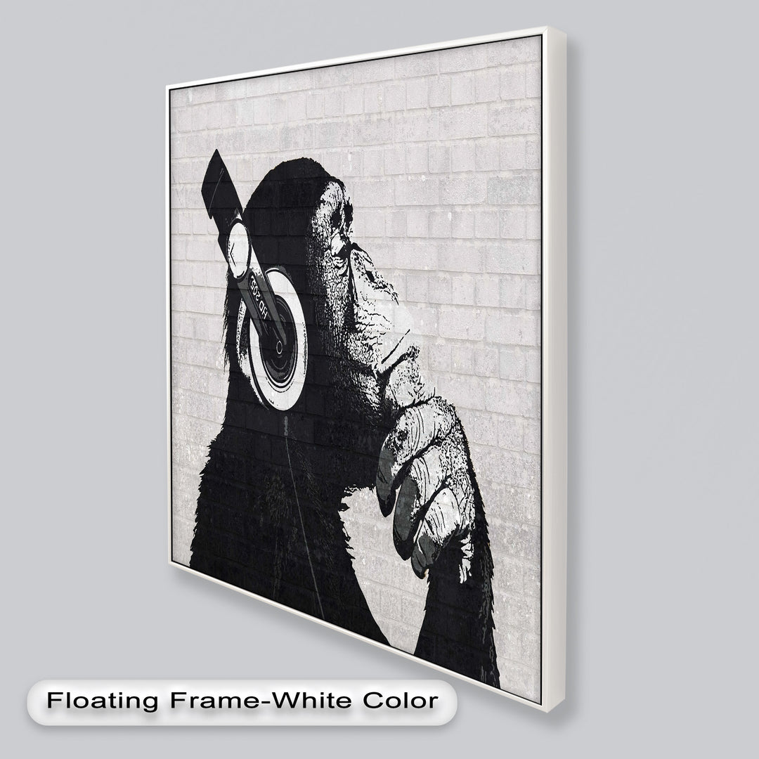 Contemplative Chimp – Banksy Oil Painting