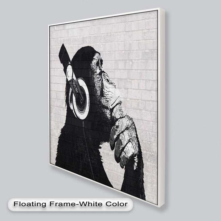 Contemplative Chimp – Banksy Oil Painting