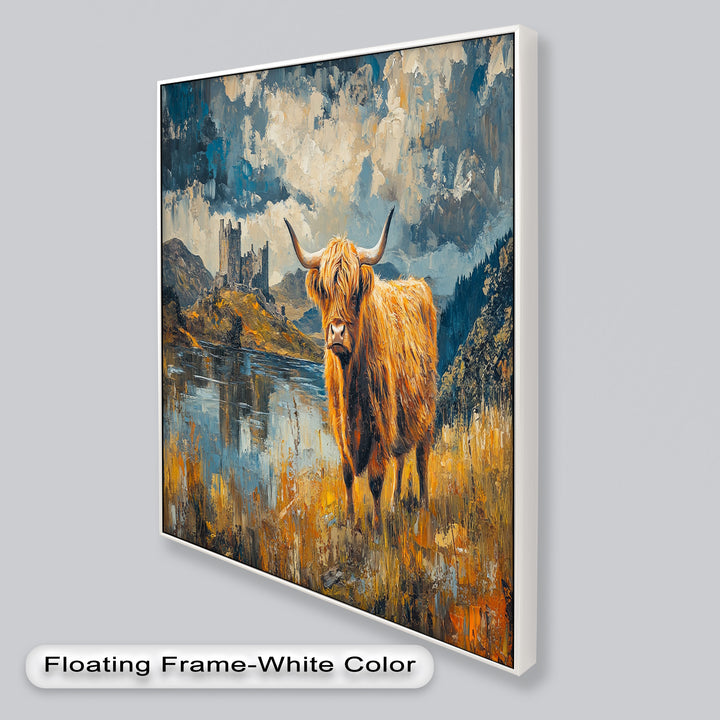 Highland Majesty – Rustic Oil Painting