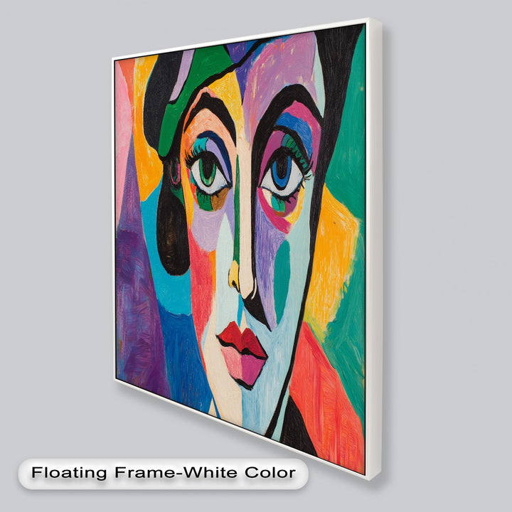 Frauenporträt Ölgemälde – Fauvistische expressionistische Kunst