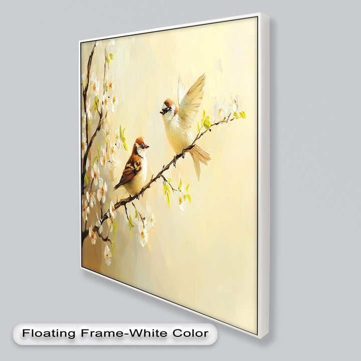 Spring Conversation – Animal Oil Painting
