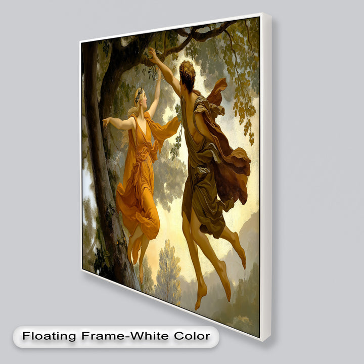 Dem Schicksal nachjagen – Apollo und Daphne, Renaissance-Akt-Ölgemälde