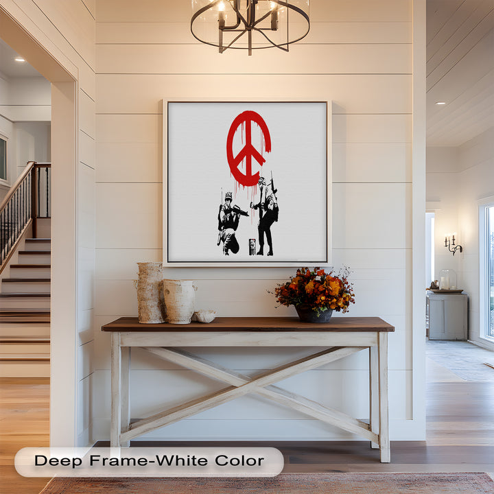 Peace Spray – Banksy Oil Painting