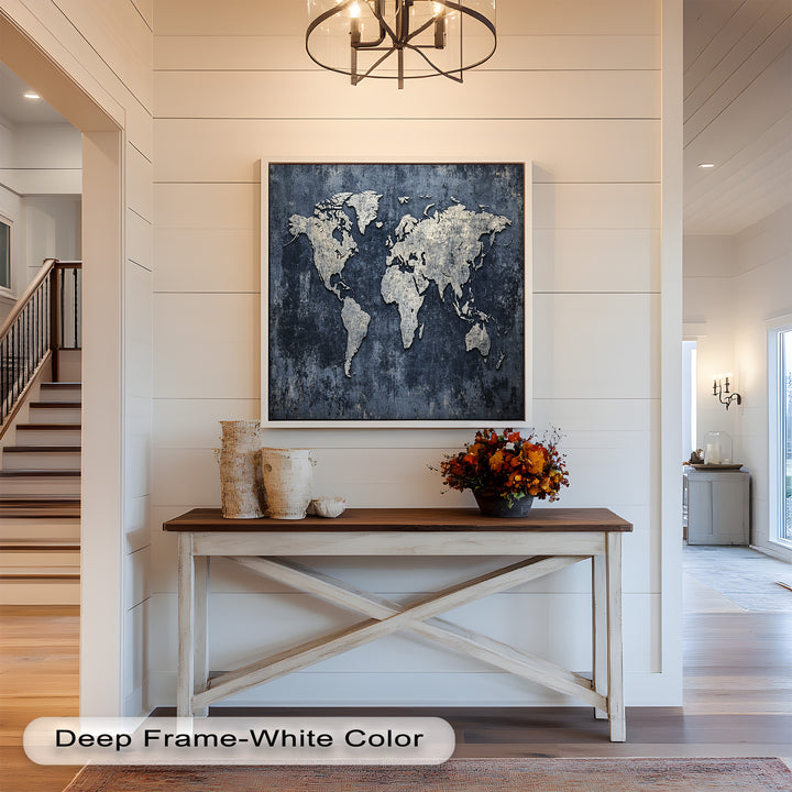 World Map – Modern Oil Paintings