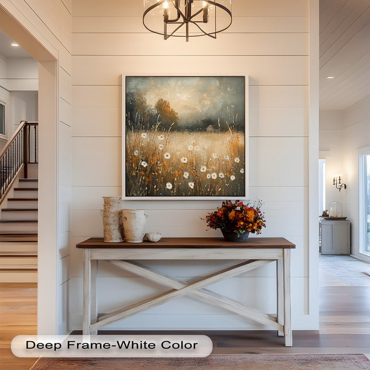 Golden Meadow – Wildflower Oil Painting
