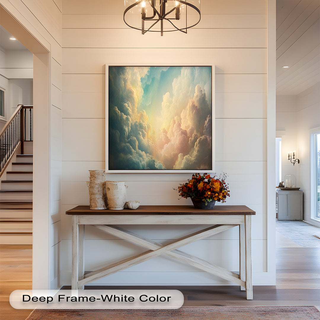 Heavenly Sky Glow – Modern Oil Painting