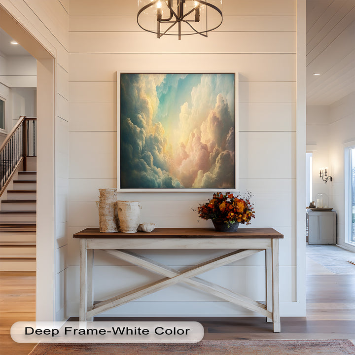 Heavenly Sky Glow – Modern Oil Painting