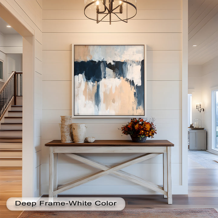 Desert Horizon – Minimalist Abstract Oil Painting