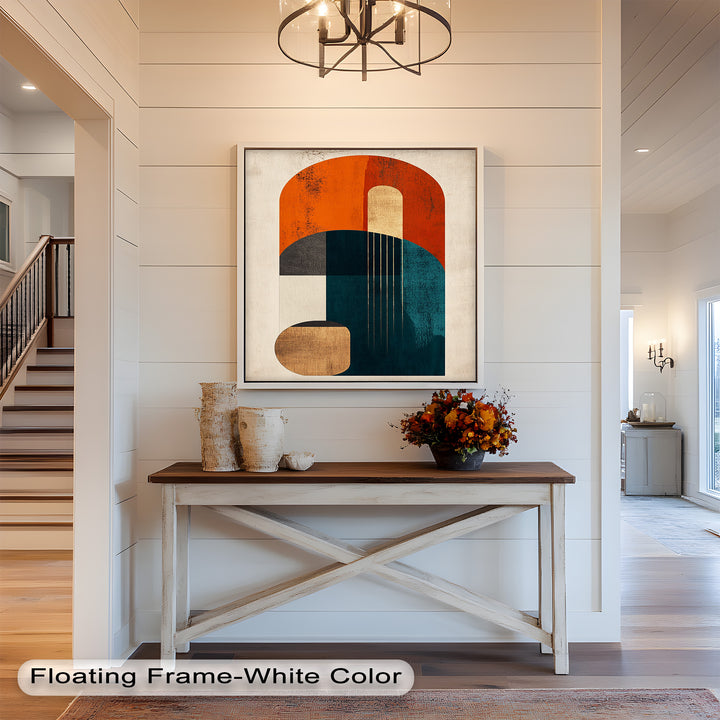 Modern Resonance – Abstract Geometric Oil Painting