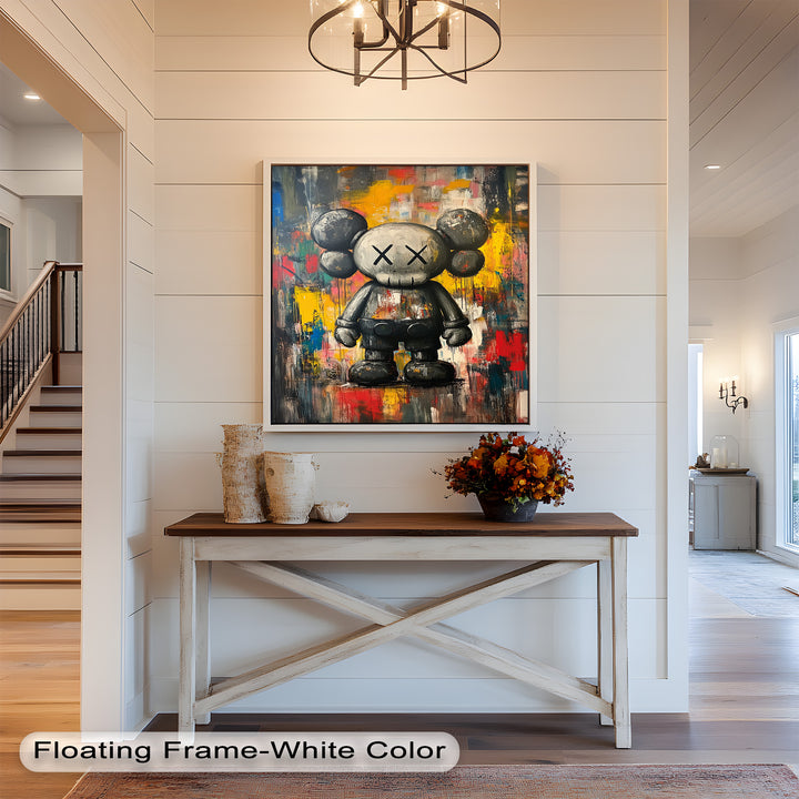 Urban Grit – KAWS Companion Oil Painting