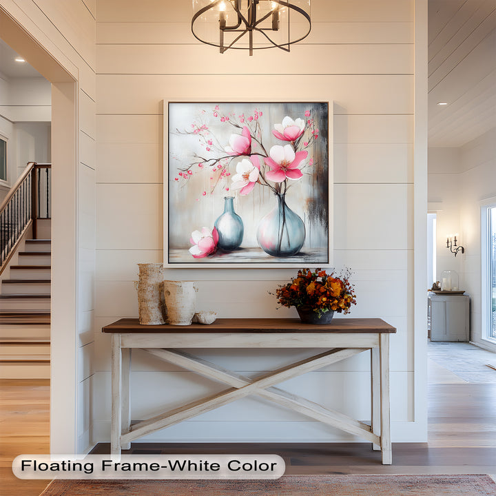 Soft Pink Magnolia - Flower Oil Painting