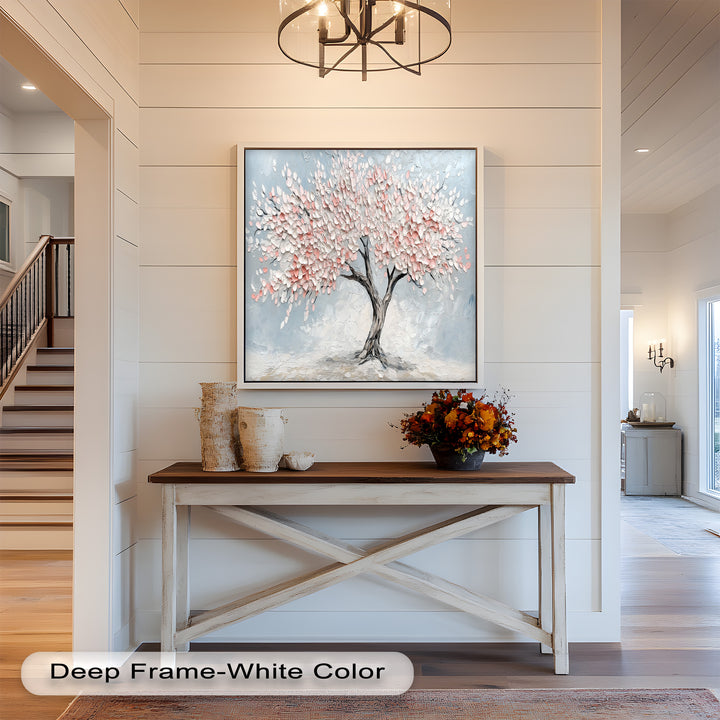 Blossoming Cherry Tree – Floral Oil Painting