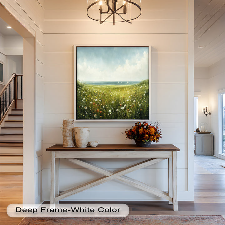 Moody Country Landscape – Serene Oil Painting