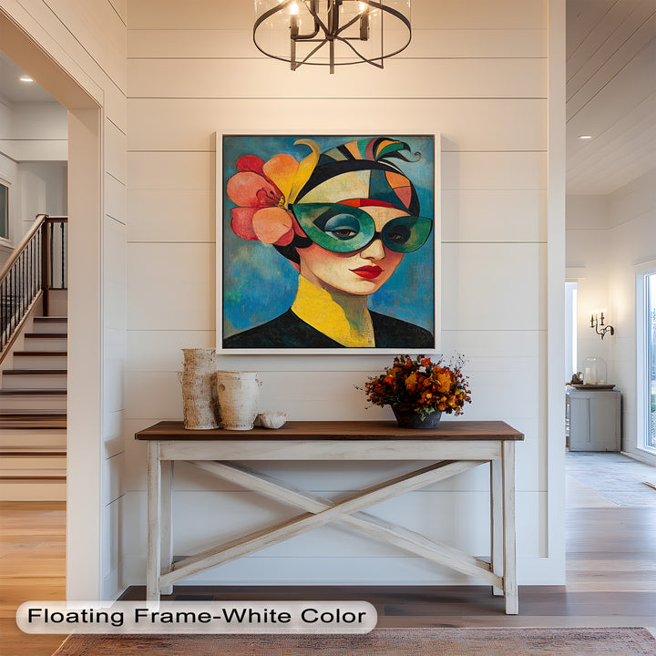 Retro Elegance Oil Painting – Fauvism Woman