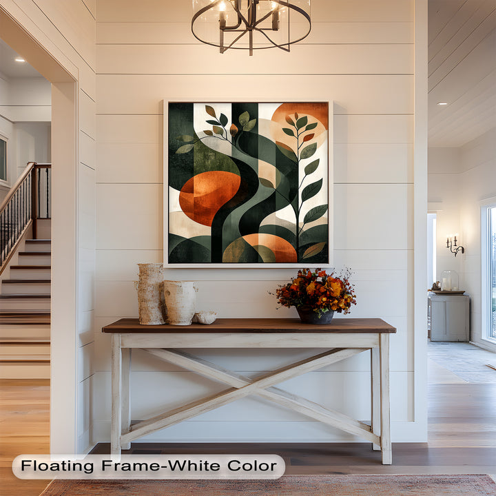 Twilight Grove – Abstract Botanical Oil Painting