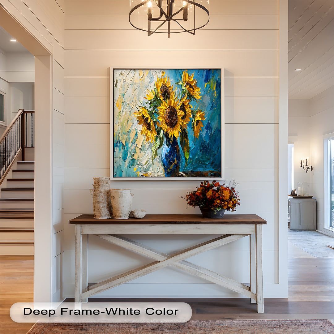 Sunflower Bouquet – Botanical Oil Painting