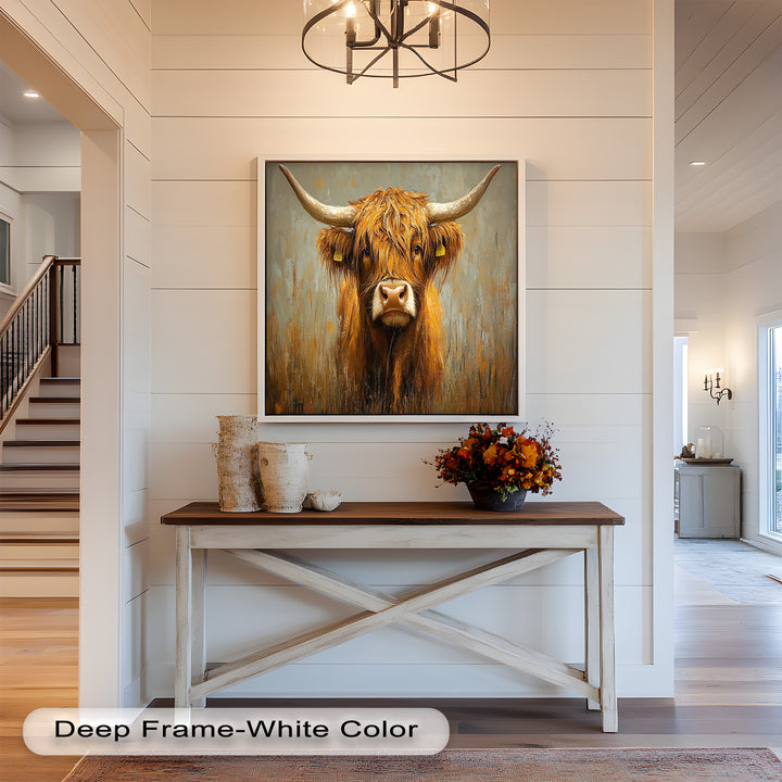 Highland Cow – Animal Oil Painting