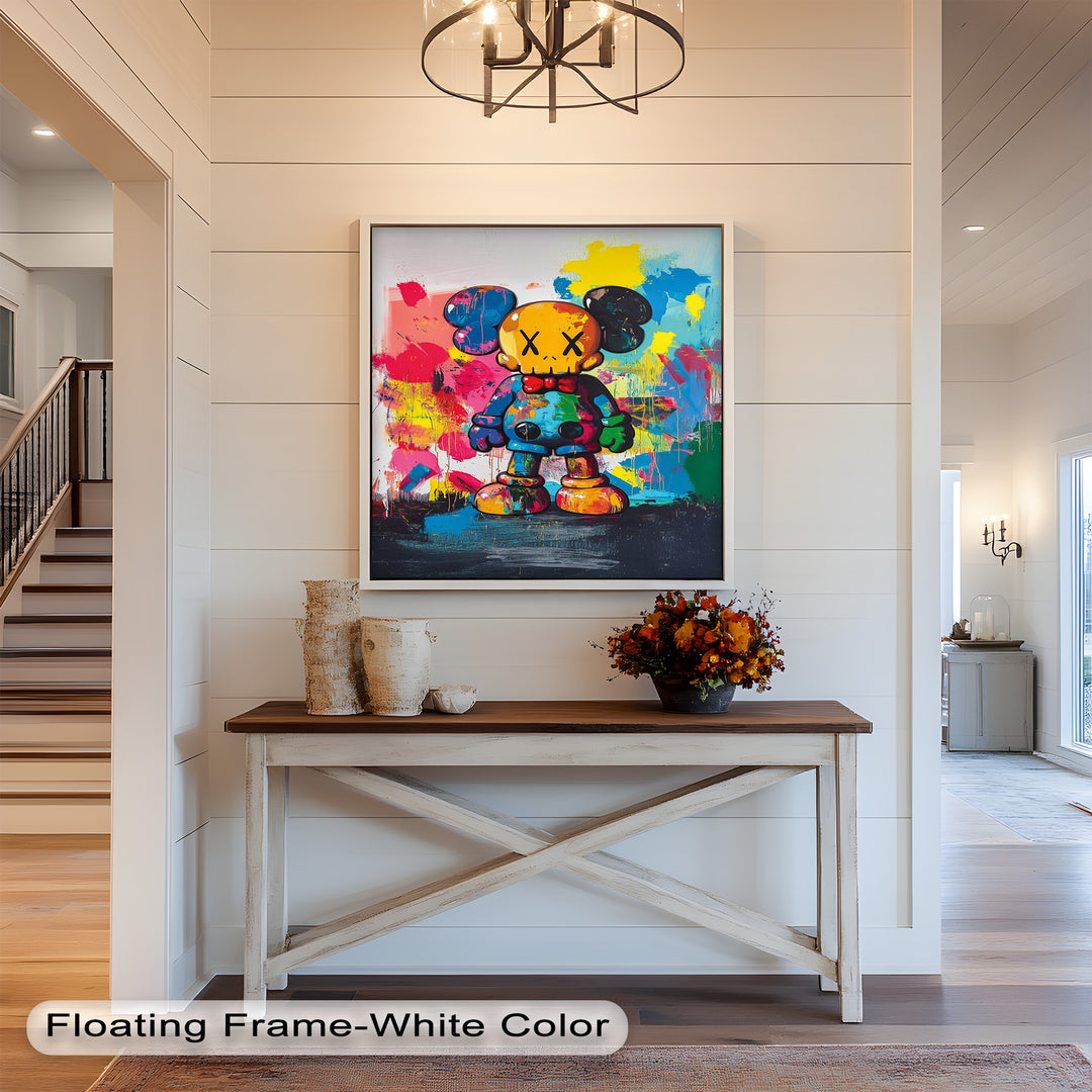 Color Riot Companion – KAWS Oil Painting