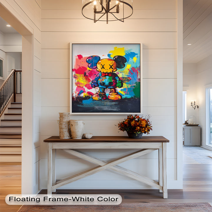 Color Riot Companion – KAWS Oil Painting