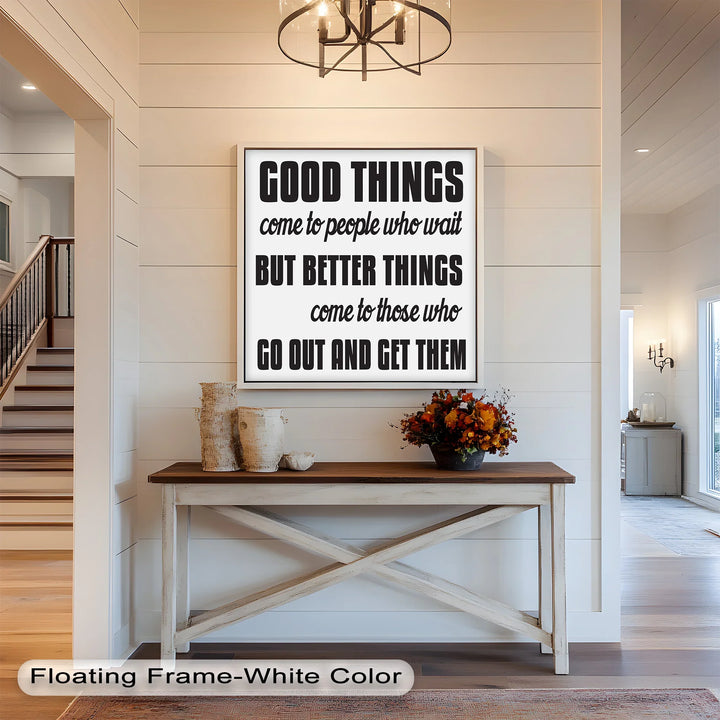 Good Things Come to People Who Wait – Oil Painting - MyPhotoStation