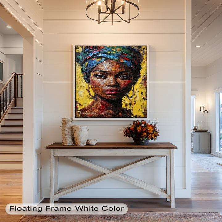 Radiant Soul – Bold Portrait Oil Painting in Fauvist Style