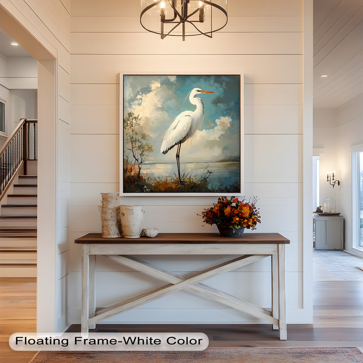 Grace of the Marshlands – Animal Oil Painting